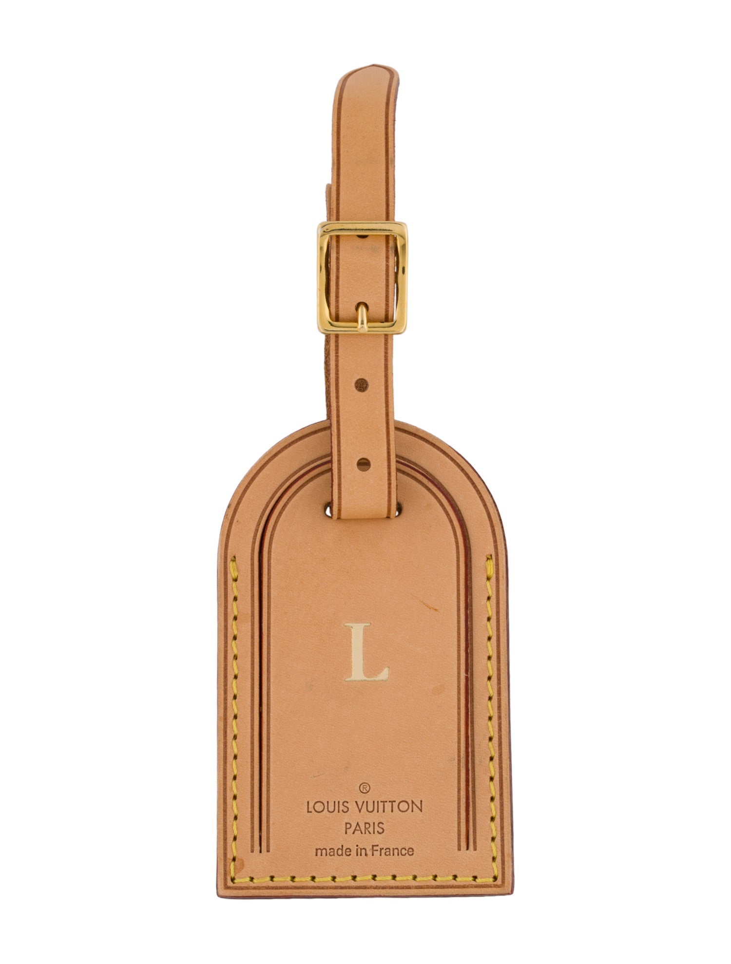 Louis Vuitton Vachetta Luggage Tag