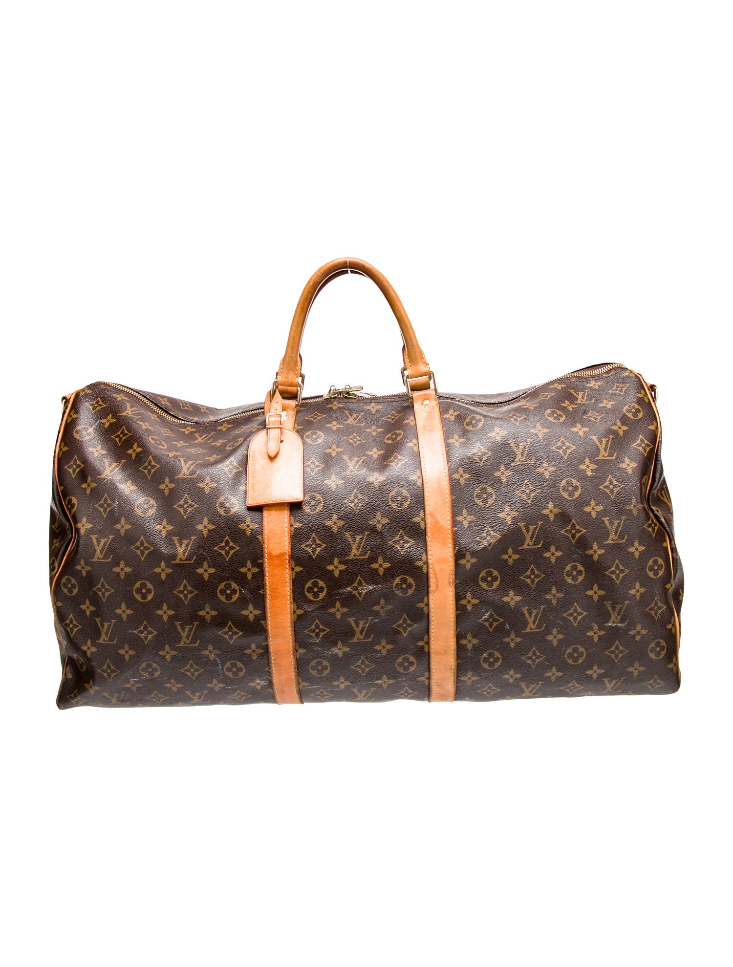Louis Vuitton LV Monogram Keepall Bandouliere 60 Vintage