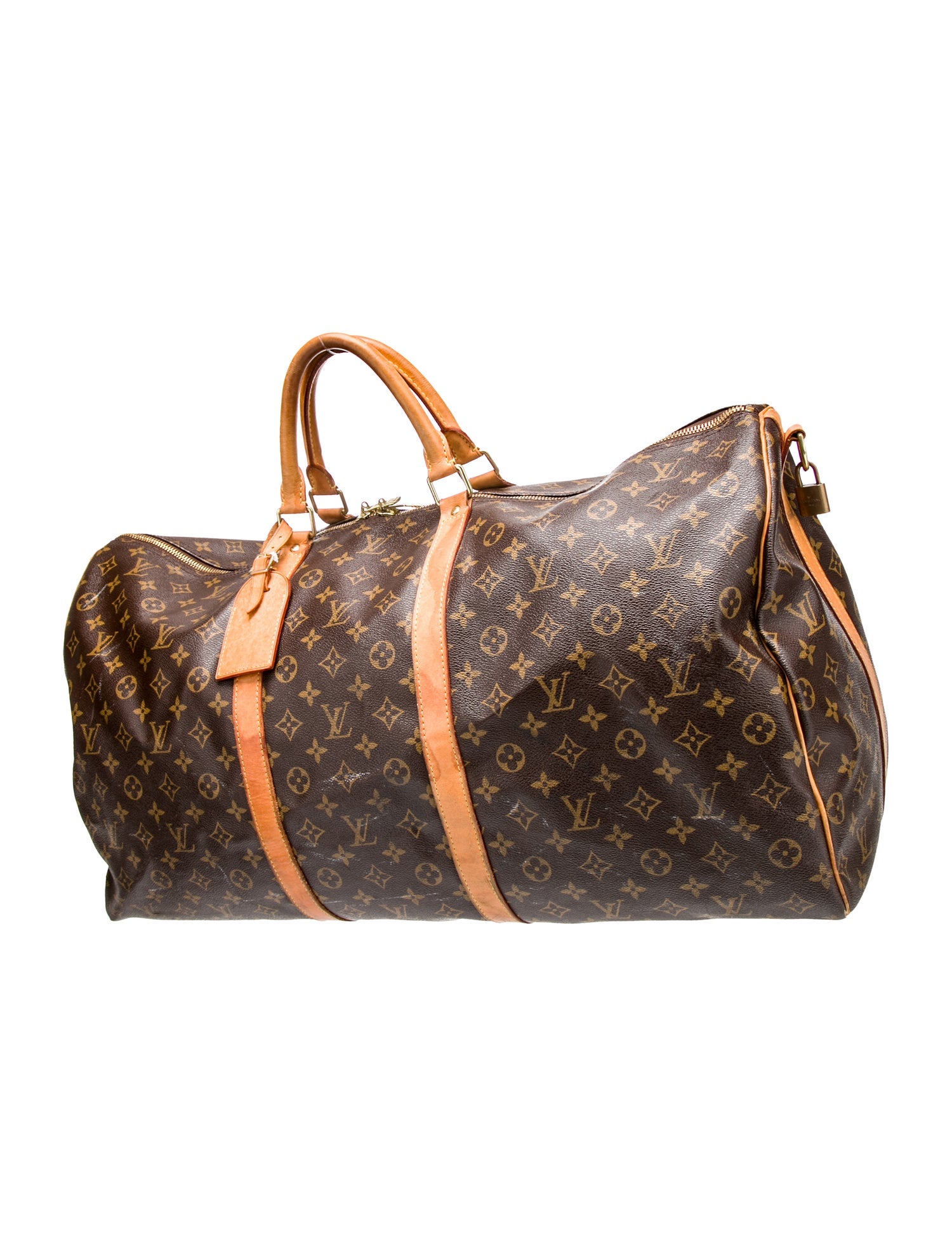 Louis Vuitton LV Monogram Keepall Bandouliere 60 Vintage