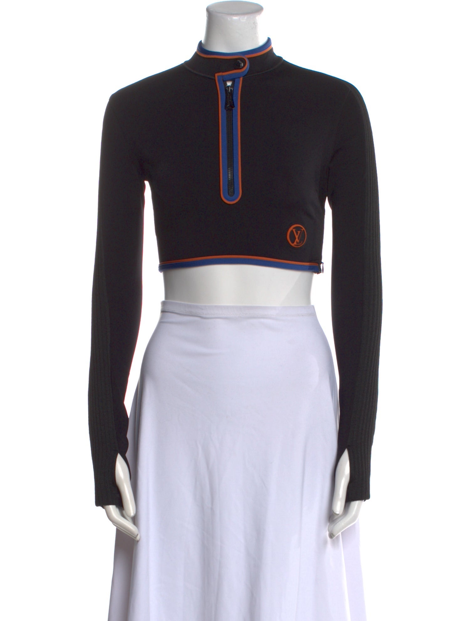 Louis Vuitton 2023 Mock Neck Crop Top