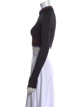 Louis Vuitton 2023 Mock Neck Crop Top