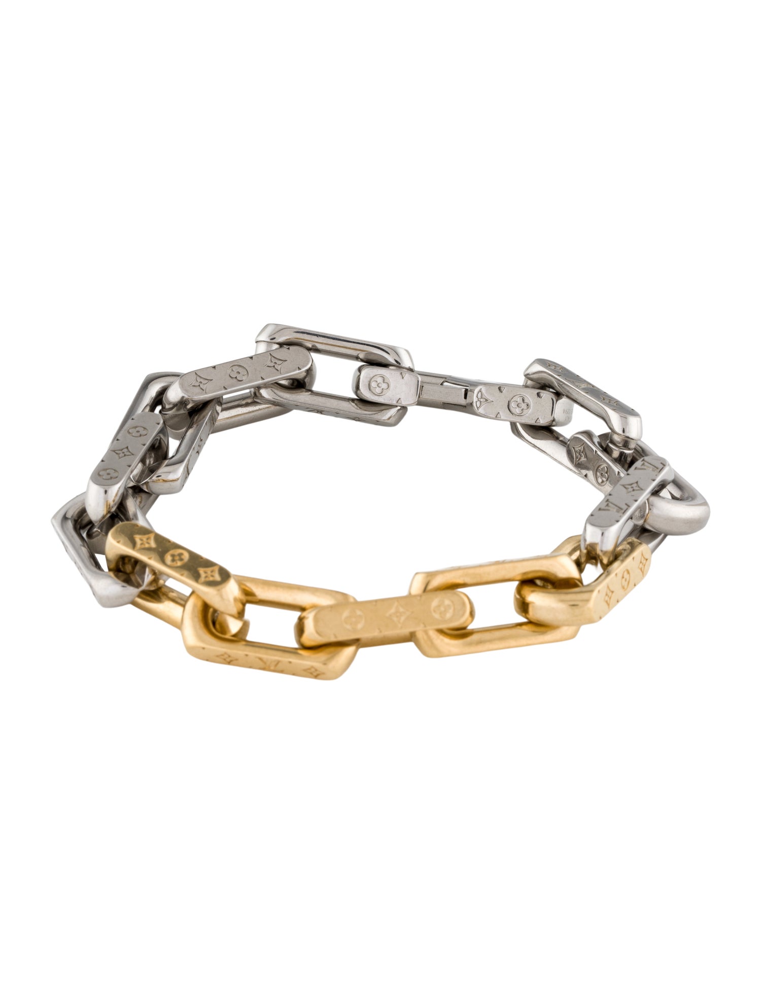 Louis Vuitton Monogram Chain Link Bracelet