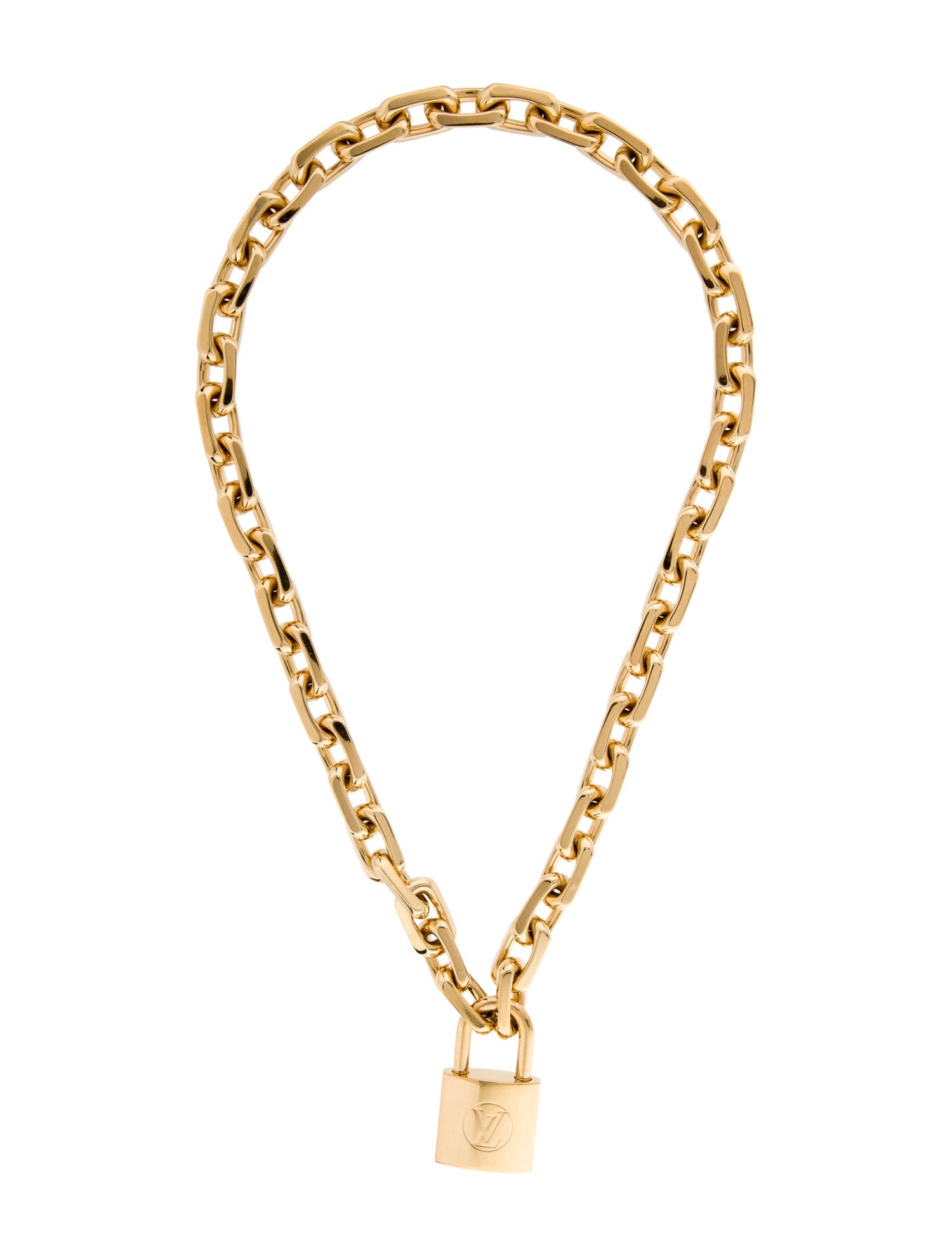 Louis Vuitton LV Cadenas Edge Necklace