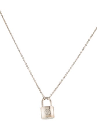Louis Vuitton Lockit Pendant Necklace