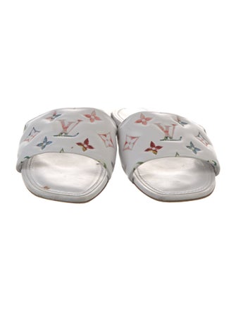 Louis Vuitton LV Monogram Leather Slides