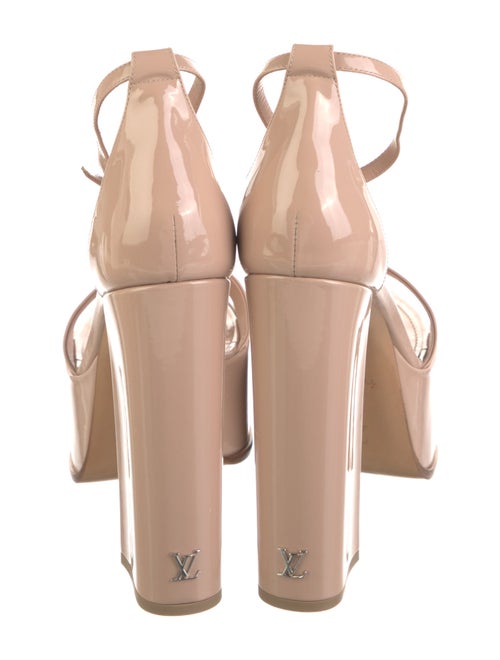 Louis Vuitton LV Monogram Patent Leather Sandals