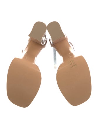 Louis Vuitton LV Monogram Patent Leather Sandals