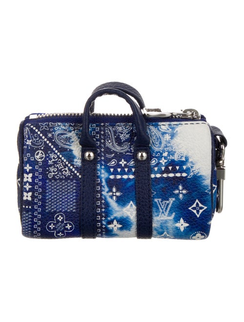 Louis Vuitton 2022 Monogram Bandana Mini Keepall Bag Charm