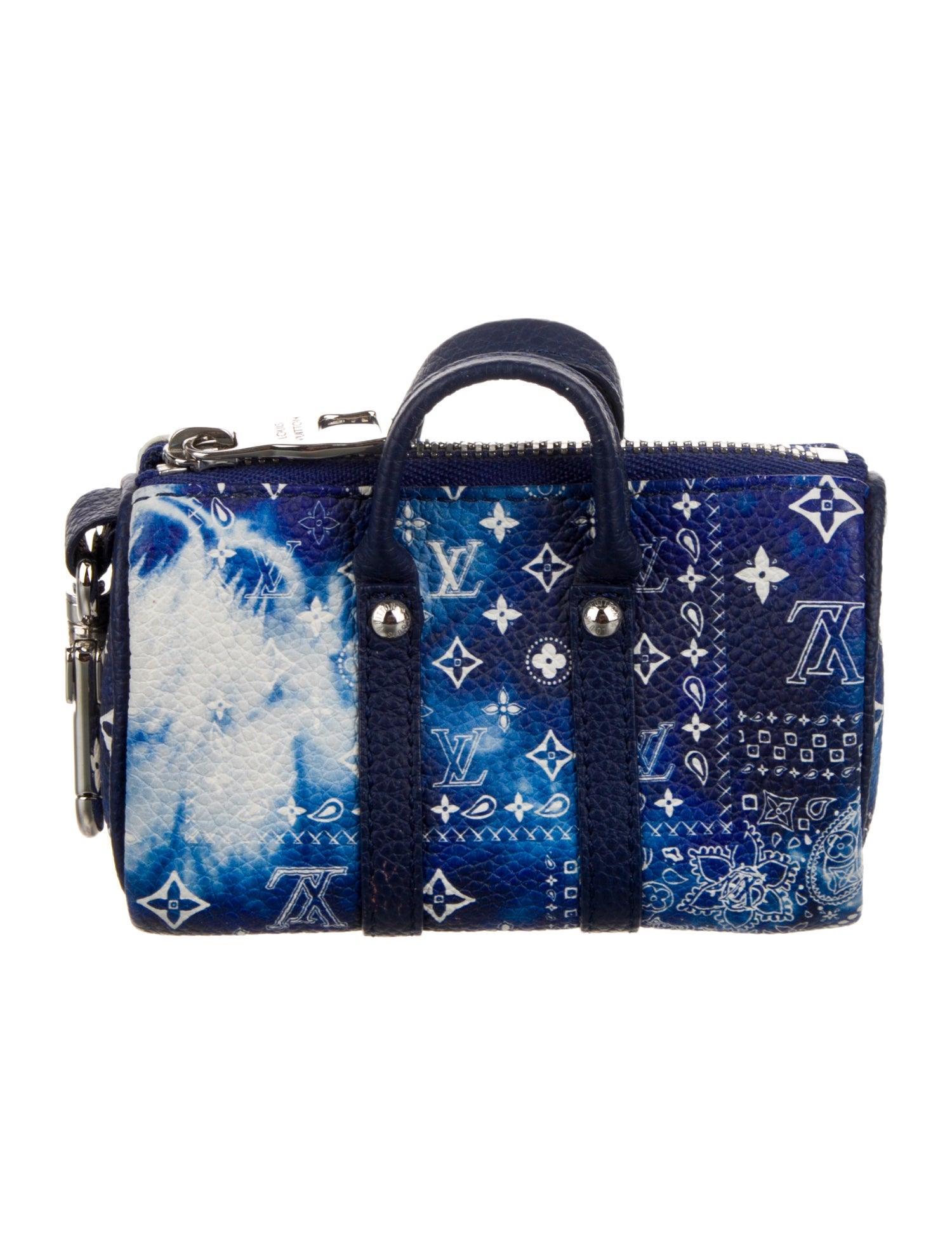 Louis Vuitton 2022 Monogram Bandana Mini Keepall Bag Charm