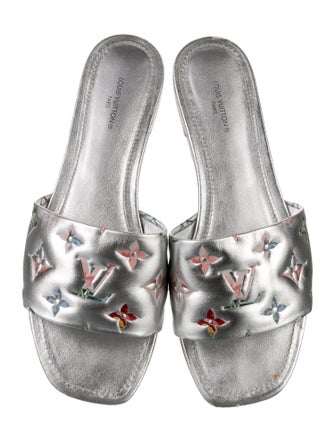 Louis Vuitton Leather Slides