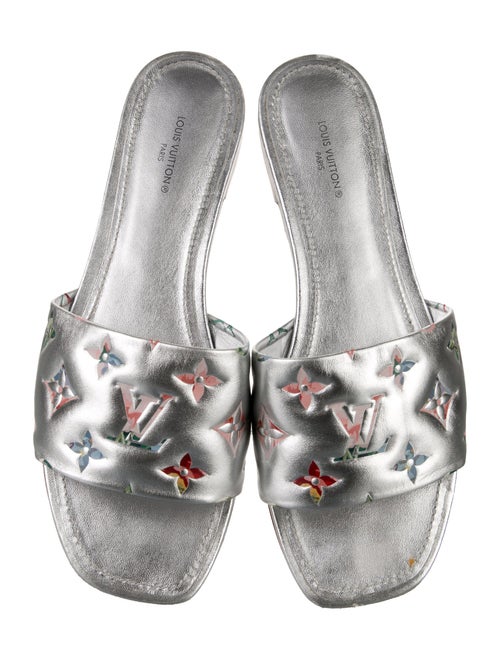 Louis Vuitton Leather Slides