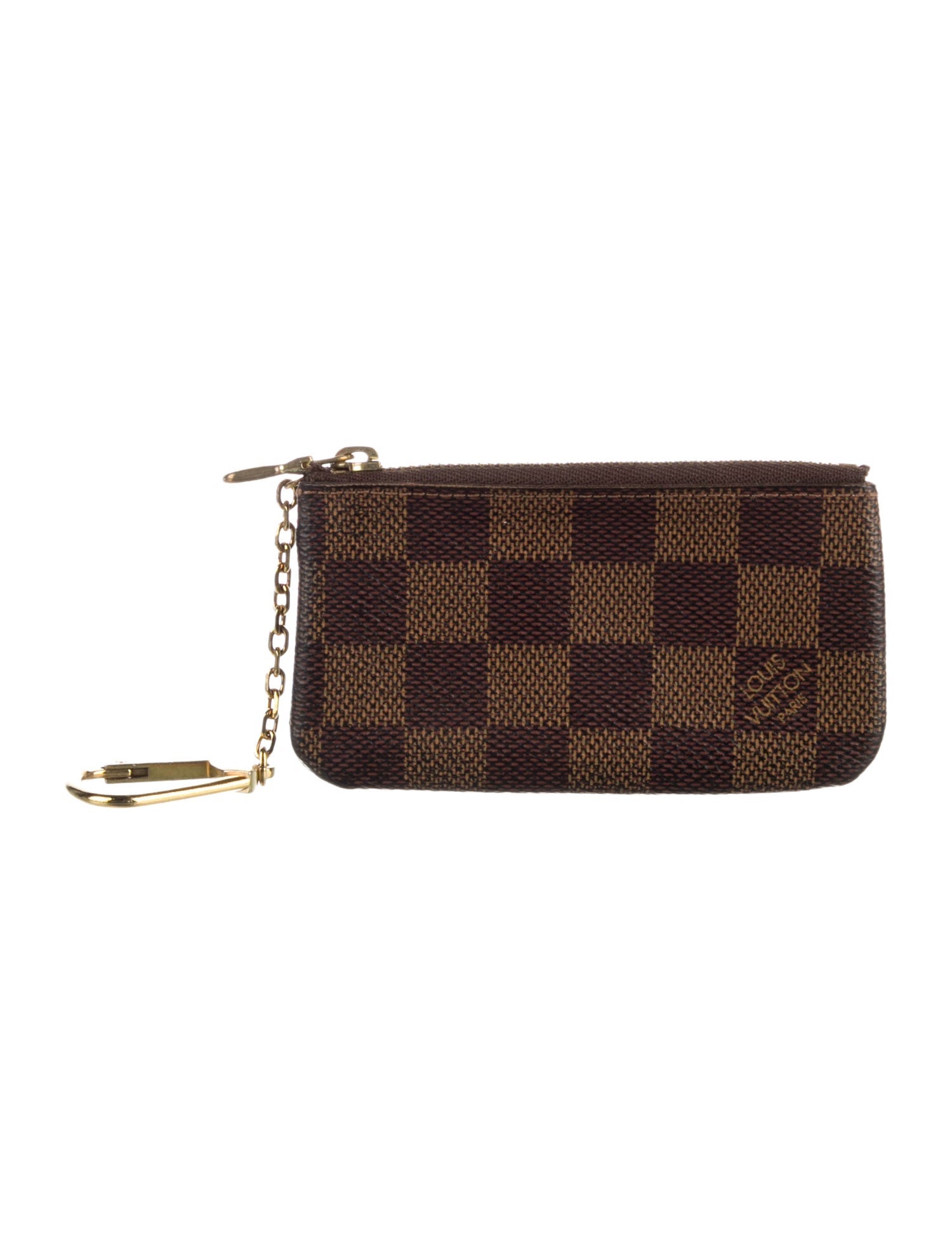 Louis Vuitton Damier Ebene Pochette Cles Key Pouch