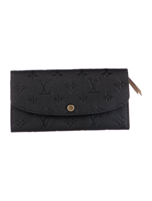 Louis Vuitton LV Monogram Empreinte Leather Emilie Wallet
