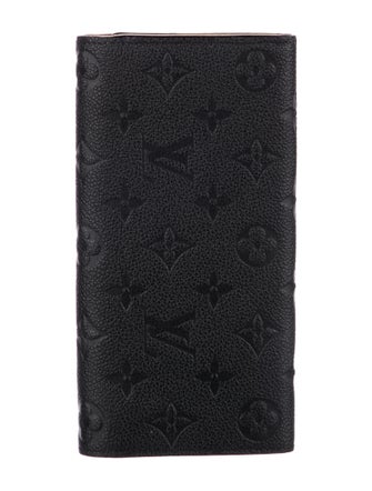 Louis Vuitton LV Monogram Empreinte Leather Emilie Wallet