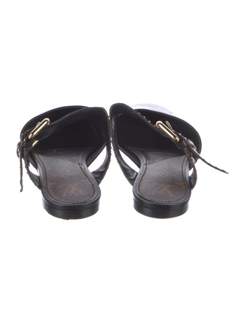 Louis Vuitton LV Monogram Leather Mules