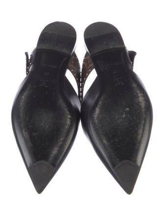 Louis Vuitton LV Monogram Leather Mules