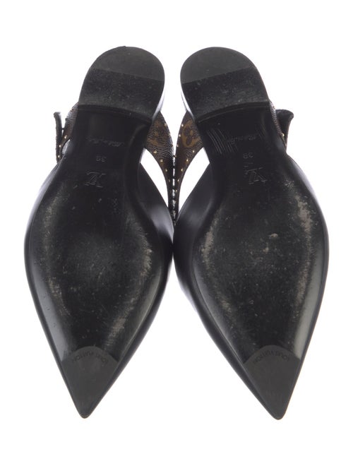 Louis Vuitton LV Monogram Leather Mules
