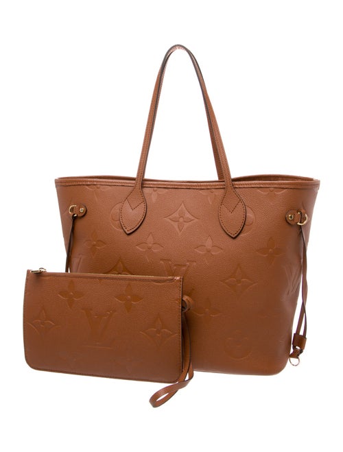 Louis Vuitton LV Monogram Neverfull w/Pouch MM