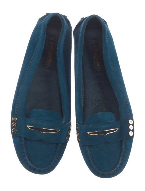 Louis Vuitton Suede Loafers