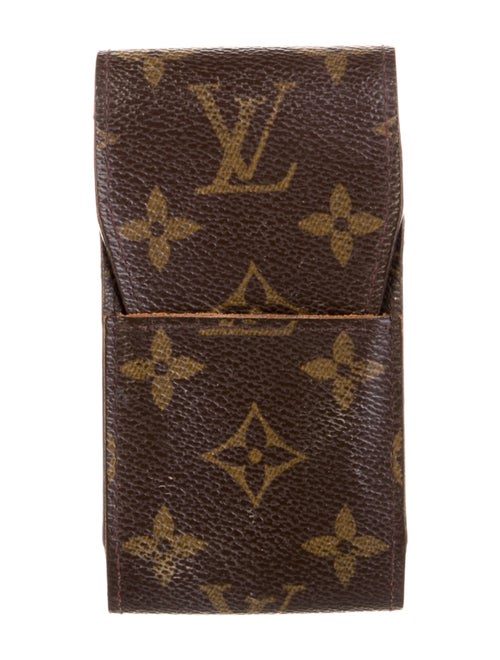 Louis Vuitton Pattern Print Leather Phone Case