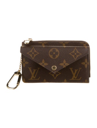 Louis Vuitton LV Monogram Coated Canvas Card Holder Recto Verso