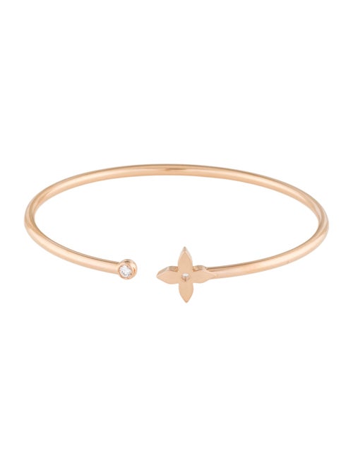 Louis Vuitton 18K Diamond Idylle Blossom Twist Bracelet