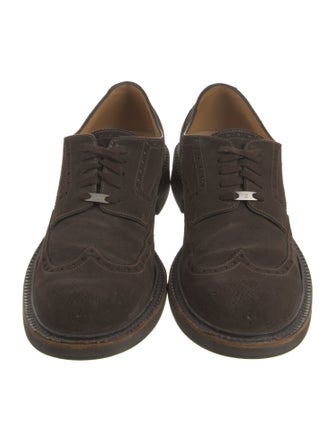 Louis Vuitton Suede Lasercut Accents Brogues