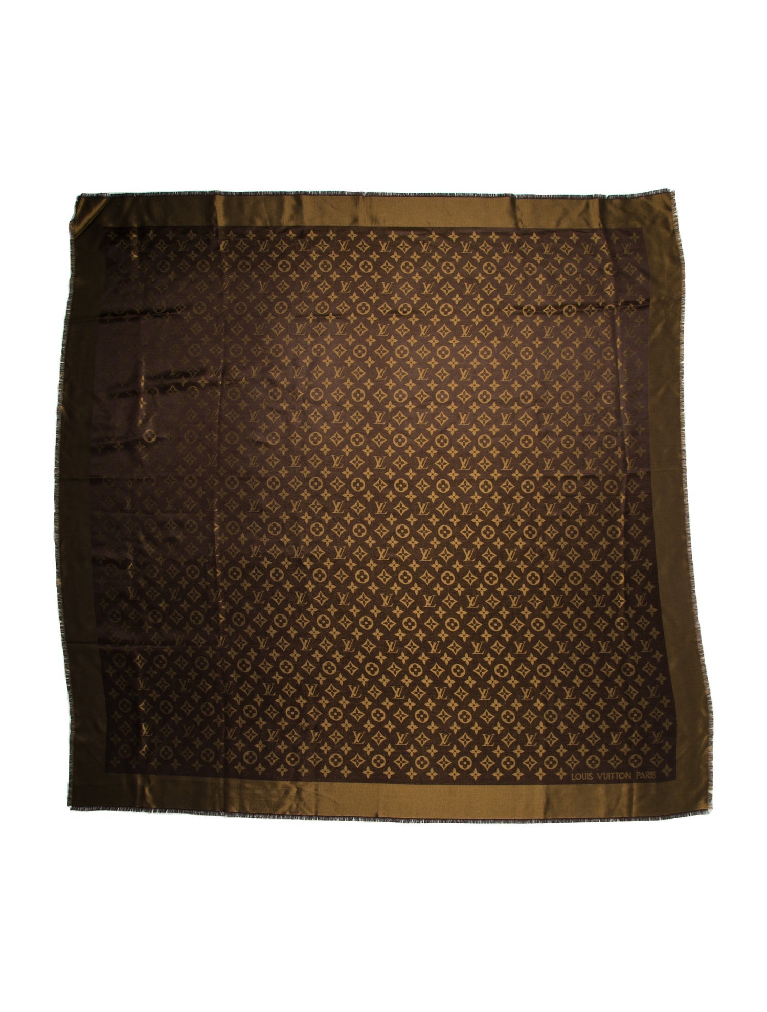 Louis Vuitton Silk LV Monogram Shawl