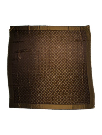 Louis Vuitton Silk LV Monogram Shawl