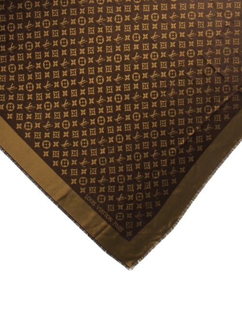 Louis Vuitton Silk LV Monogram Shawl