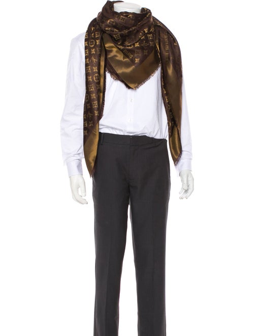 Louis Vuitton Silk LV Monogram Shawl