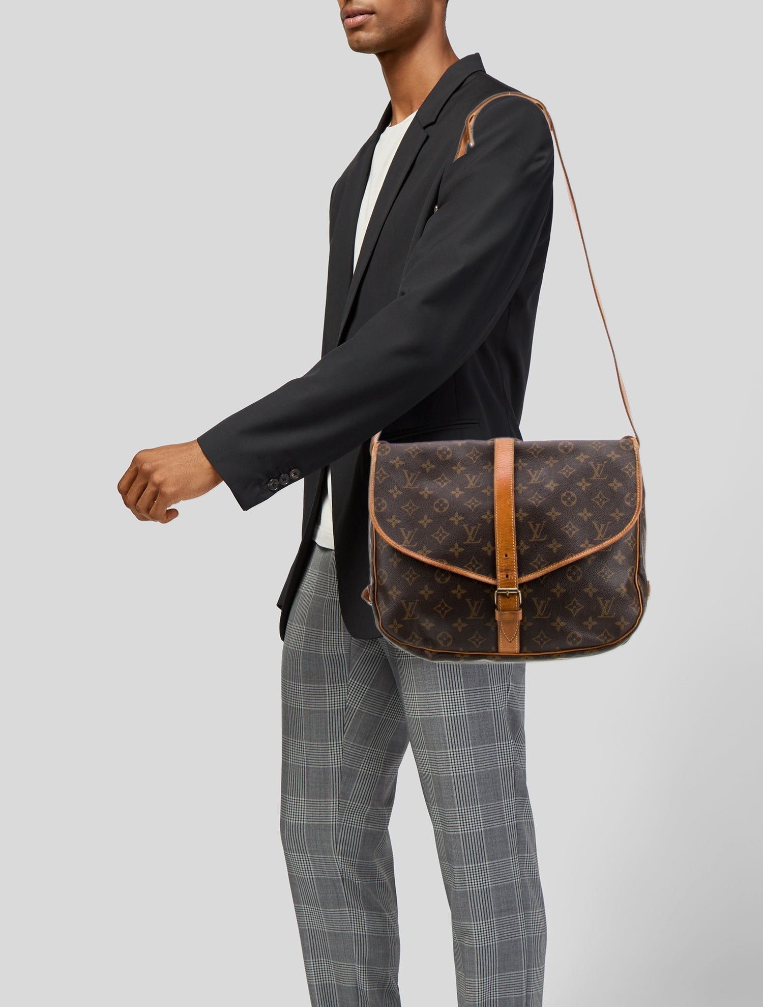 Louis Vuitton LV Monogram Saumur GM