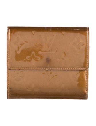 Louis Vuitton LV Monogram Vernis Patent Leather Elise Wallet