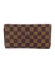 Louis Vuitton 2001 Damier Ebene Pattern Sarah Wallet