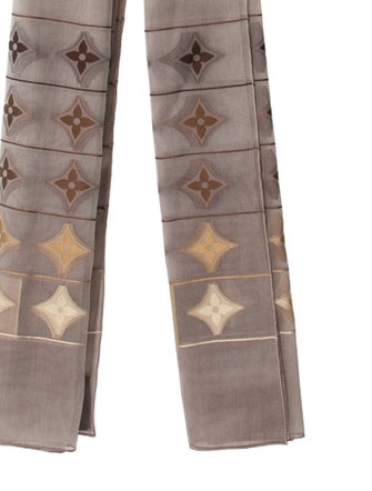 Louis Vuitton Silk LV Monogram Scarf