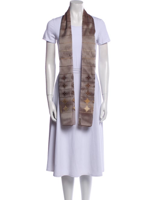 Louis Vuitton Silk LV Monogram Scarf