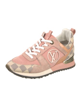 Louis Vuitton Damier Azur Pattern Mesh Sneakers