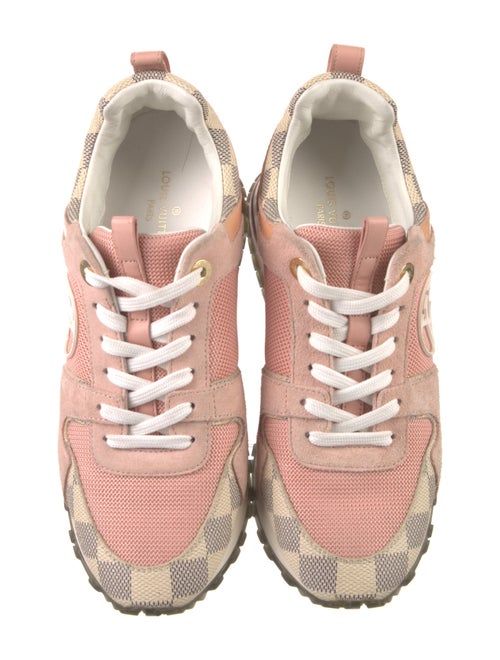 Louis Vuitton Damier Azur Pattern Mesh Sneakers