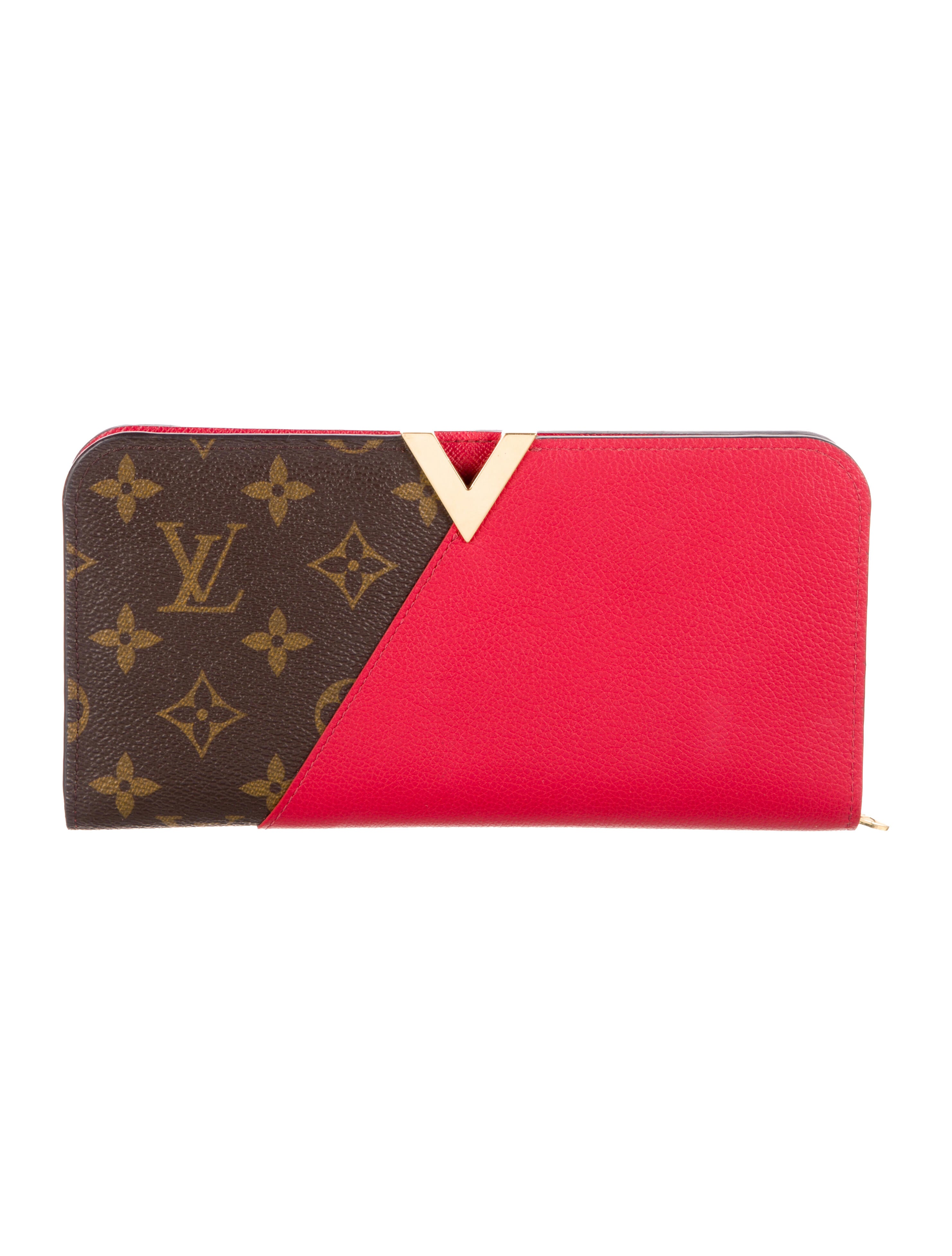 Louis Vuitton LV Monogram Coated Canvas Kimono Wallet