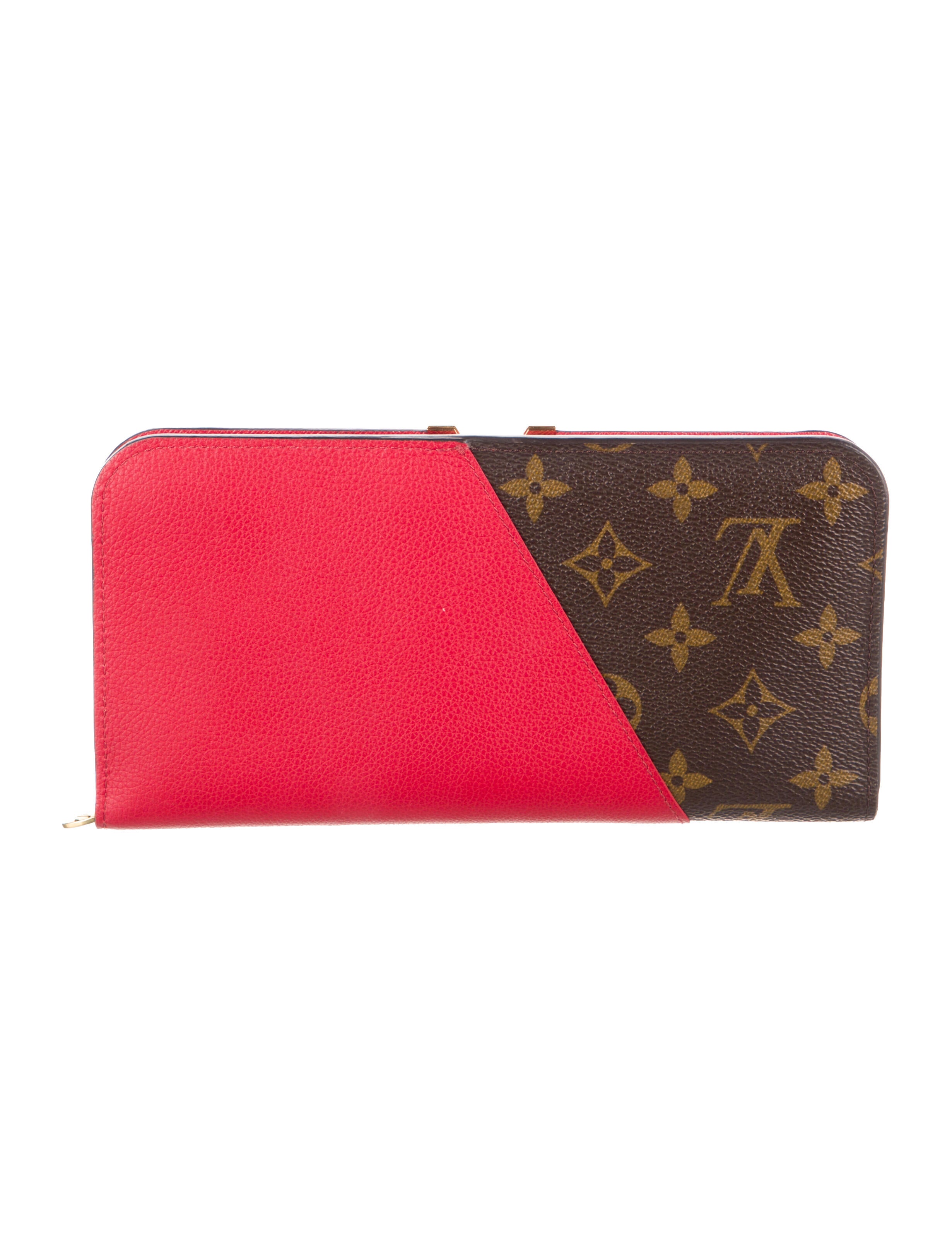 Louis Vuitton LV Monogram Coated Canvas Kimono Wallet