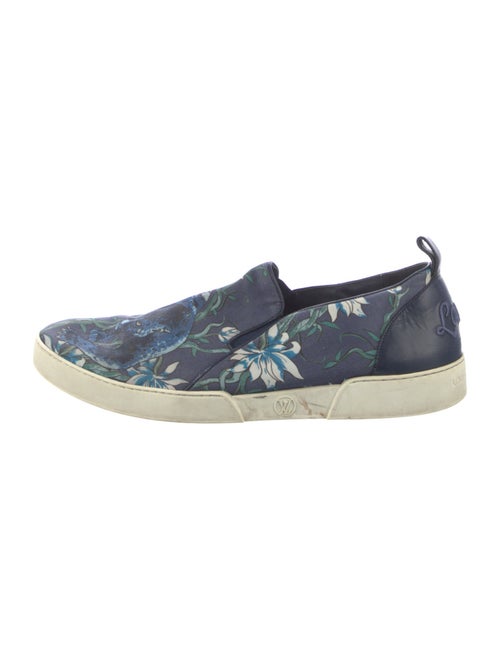 Louis Vuitton Canvas Floral Print Sneakers