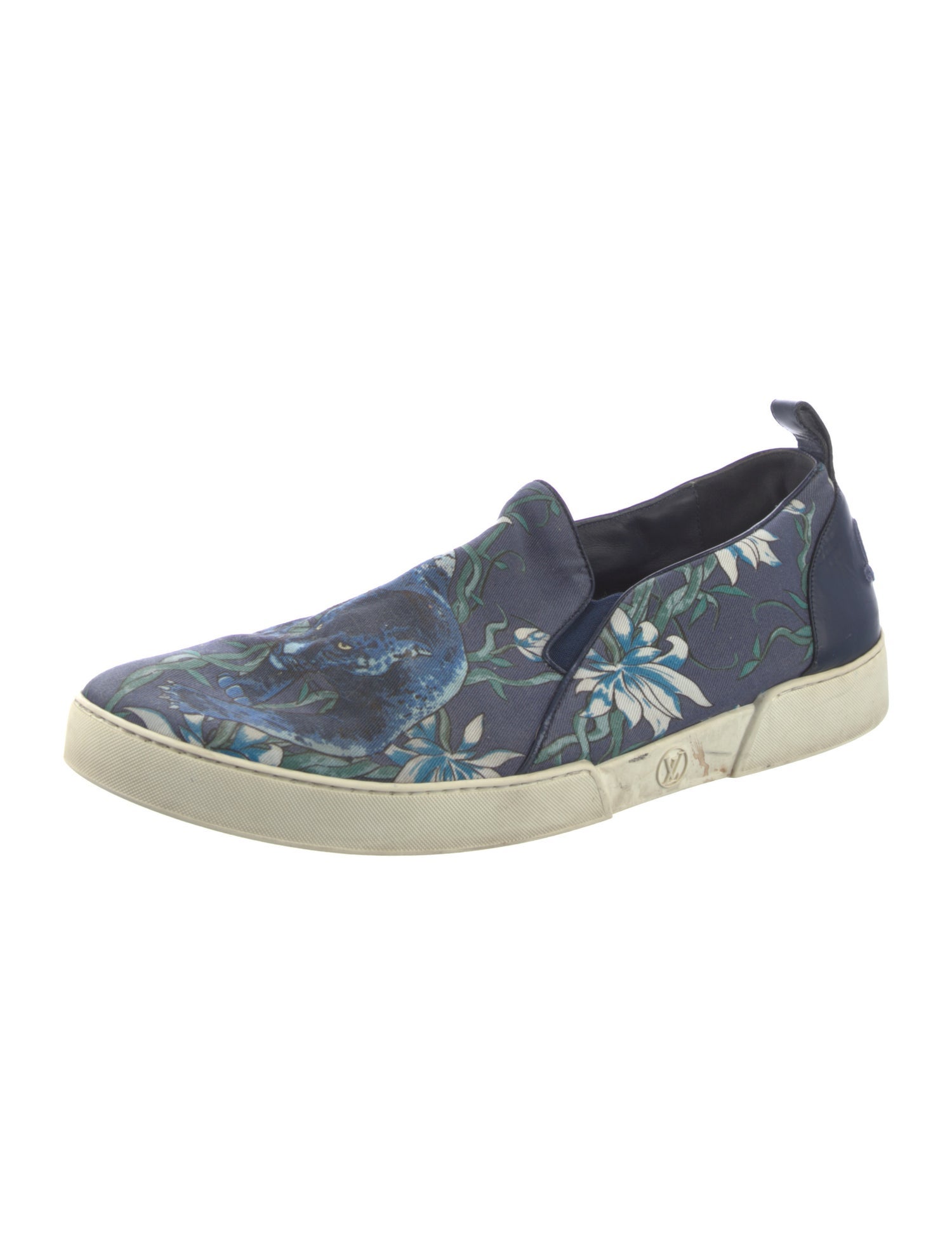 Louis Vuitton Canvas Floral Print Sneakers