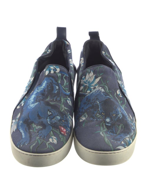 Louis Vuitton Canvas Floral Print Sneakers