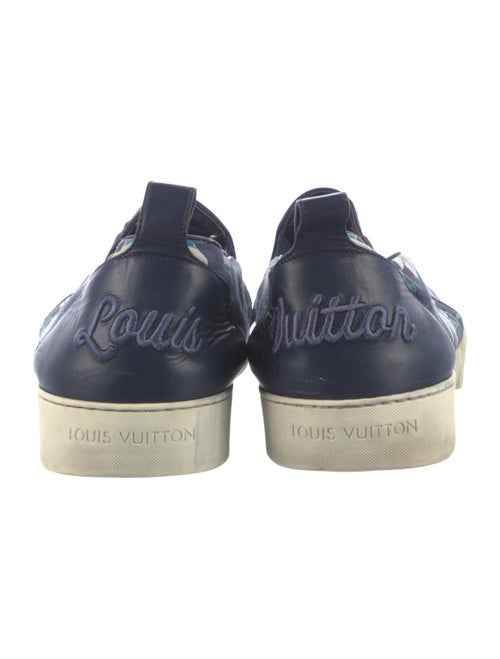 Louis Vuitton Canvas Floral Print Sneakers