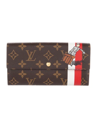 Louis Vuitton Monogram Pattern Coated Canvas Sarah Wallet
