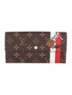 Louis Vuitton Monogram Pattern Coated Canvas Sarah Wallet