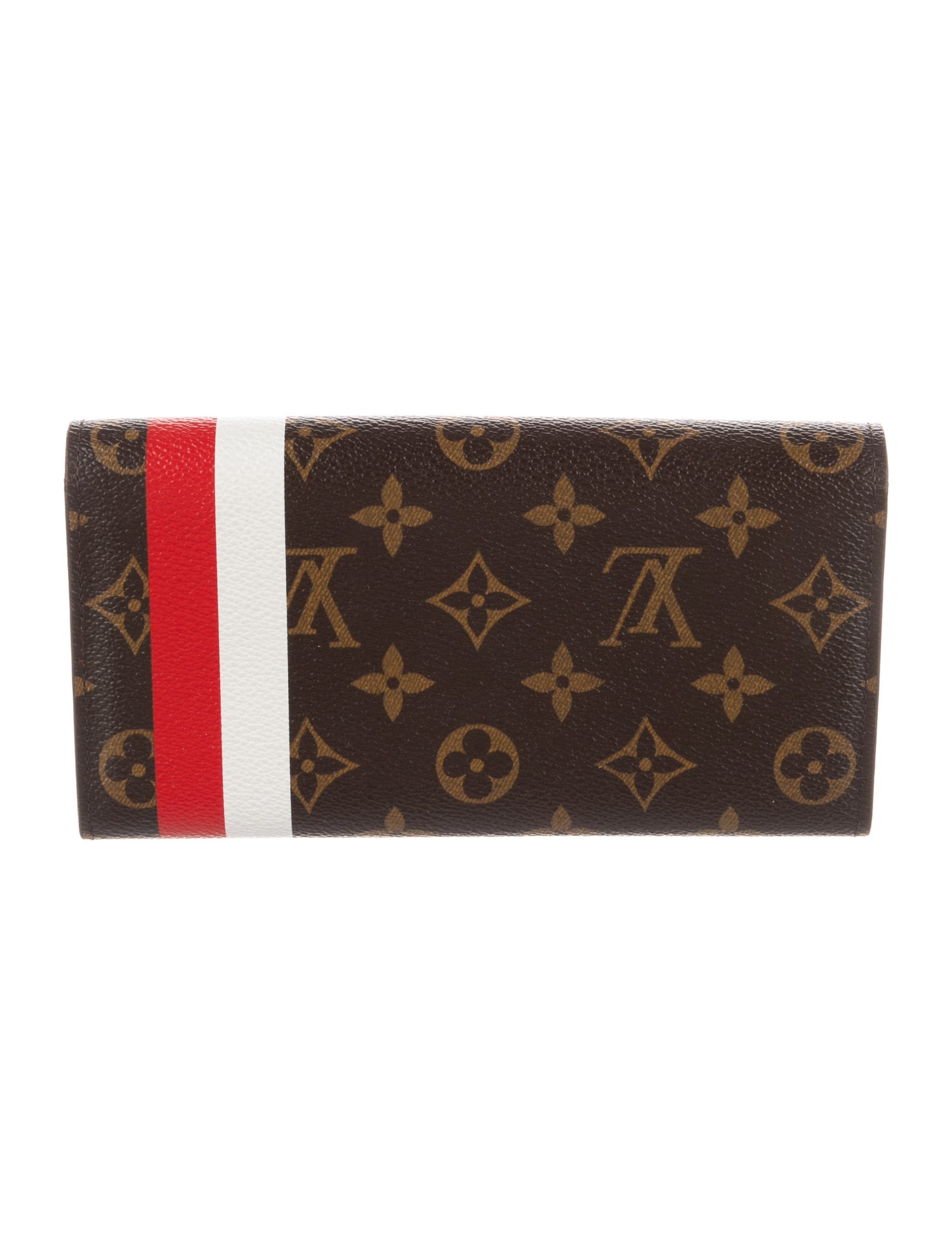 Louis Vuitton Monogram Pattern Coated Canvas Sarah Wallet