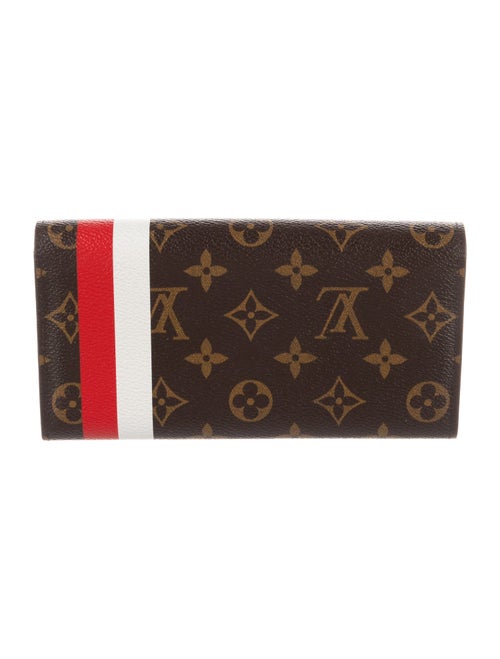Louis Vuitton Monogram Pattern Coated Canvas Sarah Wallet