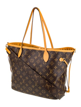 Louis Vuitton LV Monogram Neverfull Bandouliere Inside Out MM