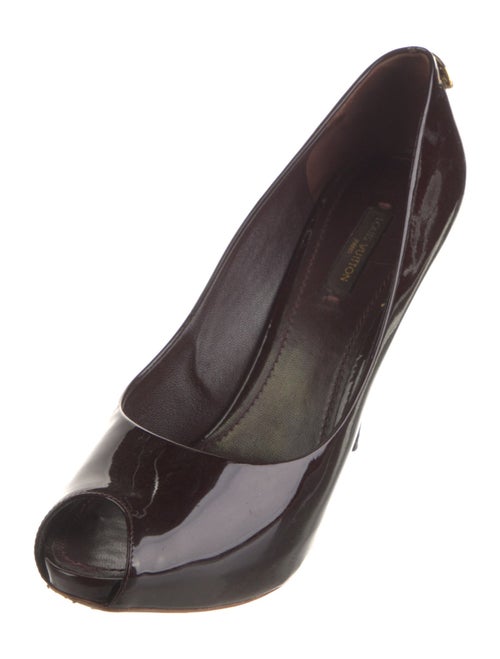 Louis Vuitton LV Monogram Patent Leather Pumps